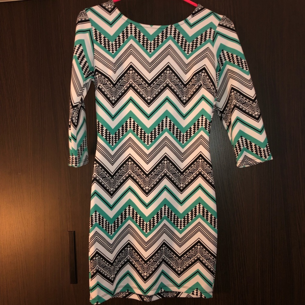 Aztec chevron dress